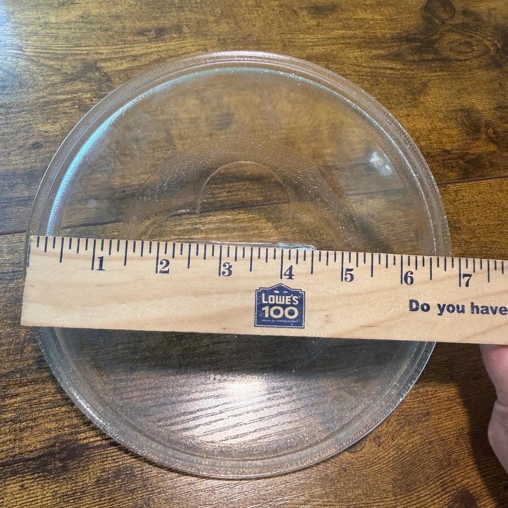 Vtg Club Aluminum Clear Glass Replacement Lid SP-2-C 7.25 Inch Clover Design - Picture 10 of 10